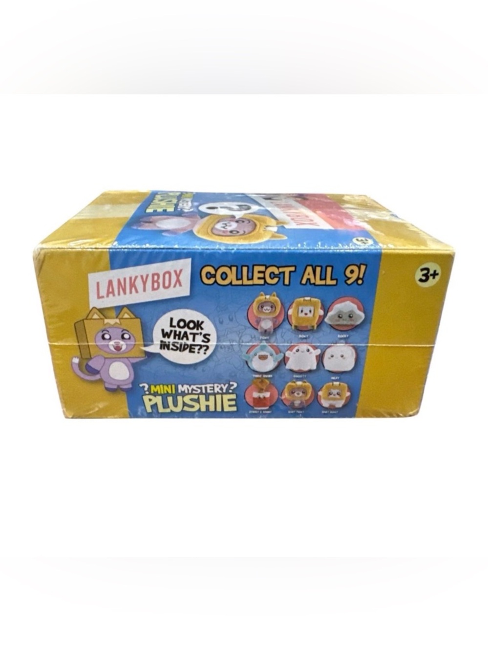 Lankybox Mini Mystery Plushie Collectible Box Toy 3+